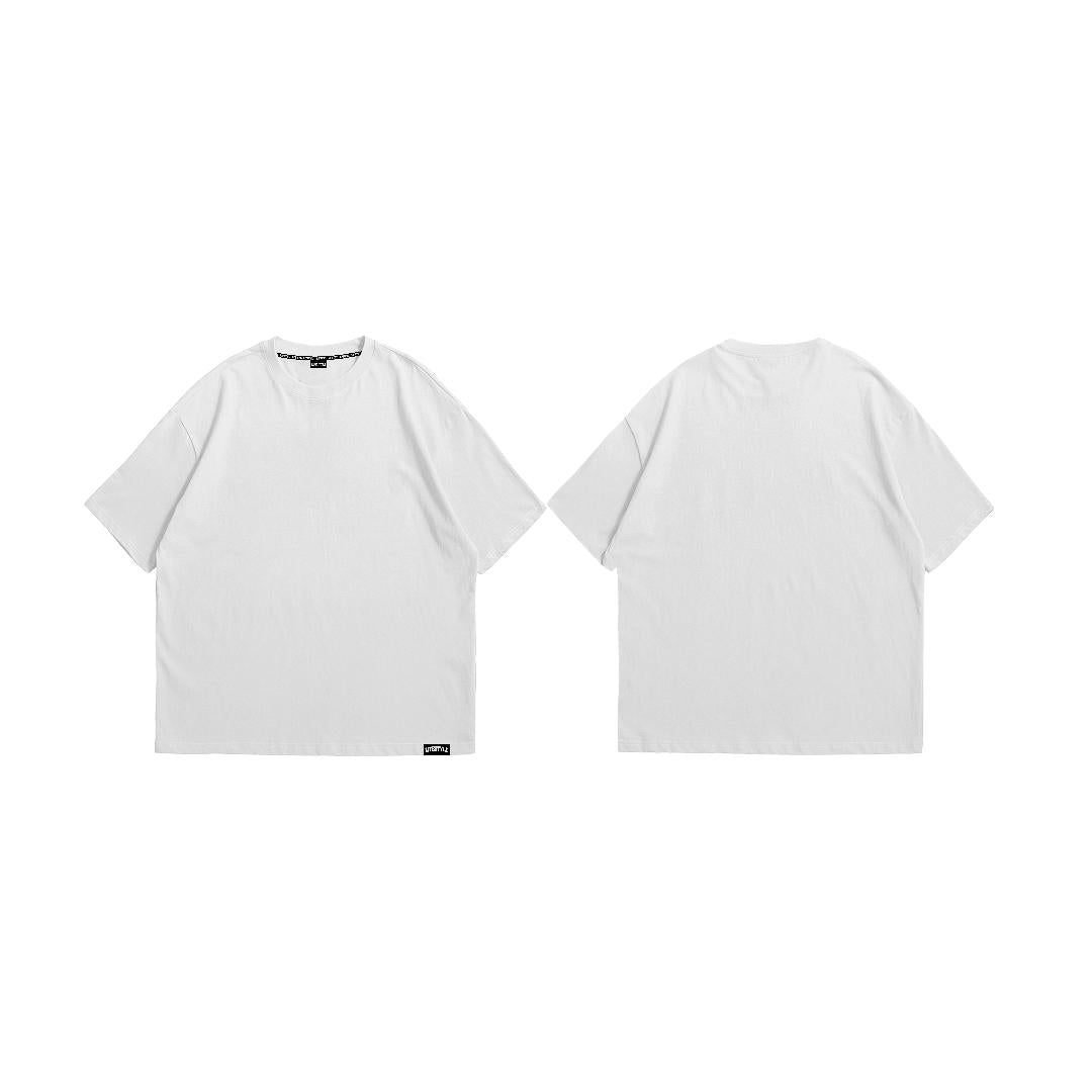 WHITE BASIC TEE